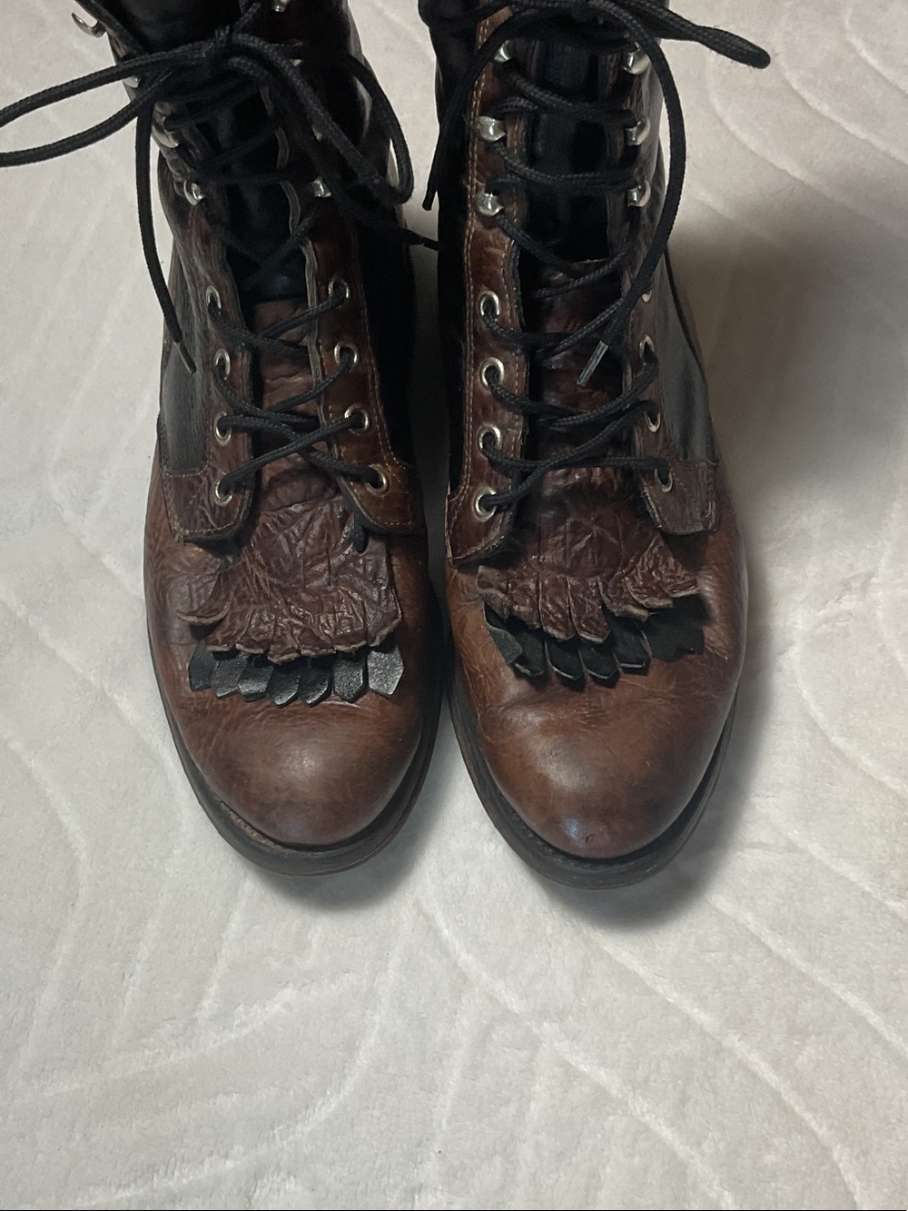 Vintage Boulet western leather boots